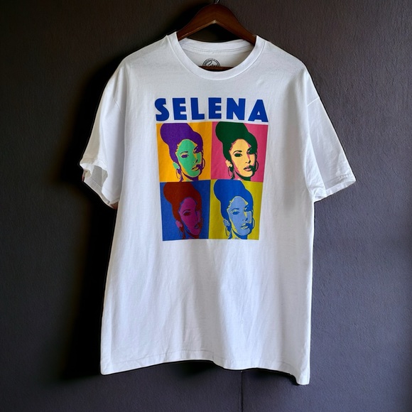 Other - Selena Quintanilla Official Neon Portraits Design White T-Shirt Unisex XL